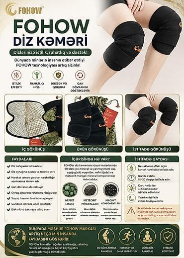 Fohow Faradoterapevtik Diz Kəmərinin Əsas Faydaları: Təbii — 6