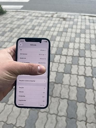 ipone 7 pulus: IPhone 12, 128 GB, Göy, Simsiz şarj, Face ID — 4