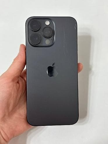 macbook pro 2017: IPhone 15 Pro Max, 256 GB, Qara, Simsiz şarj — 5