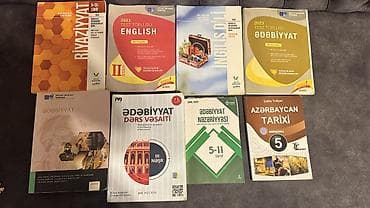 araşdır: Dərs və hazırlıq üçün geniş kitab toplusu Fənlər: - İngilis dili — 4