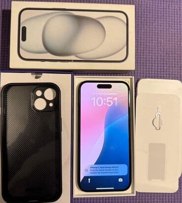 iphone 15 dubayski: IPhone 15, 256 GB, Qara, Sənədlərlə — 1