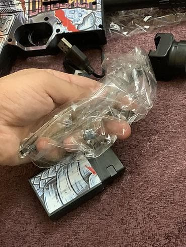 hiroskoplar ilə oyuncaqlar: M206 Electric Toy Submachine Gun – gel ball (su giləsi) atan oyuncaqlı — 8