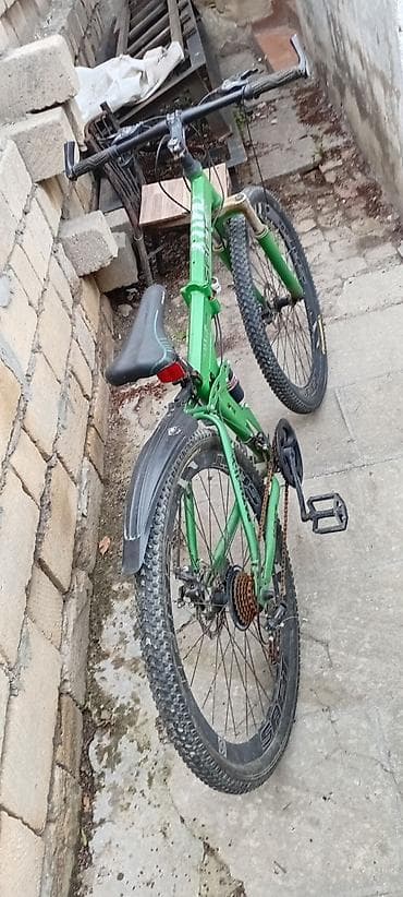 SƏFTT brendli dağ velosipedi - Rəng: yaşıl - Çərçivə: tam — 2
