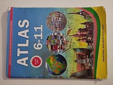 karta: ATLAS 6–11 məktəblilər üçün coğrafiya atlası — 1