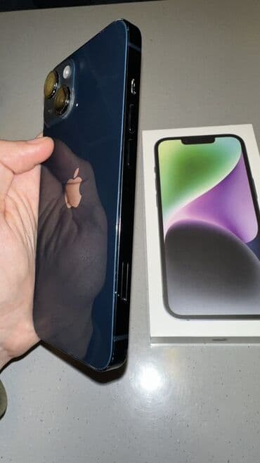 ayfon 22: IPhone 14, 128 ГБ, Голубой, Face ID — 6