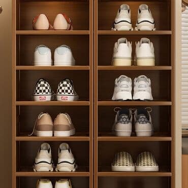 koridorda dolap: Ayakkabi rəfi Rəf Dolab Ölcu:30*28*104 Koridordakı ayaqqabı rafımız — 2