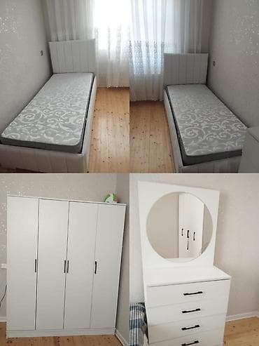usag maneji: Oğlan və qız üçün, İşlənmiş, 2 təknəfərlik çarpayı, Dolab, Termo — 1