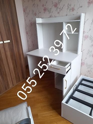 Для девочки и мальчика, Новый, Односпальная кровать, Письменный стол — 4