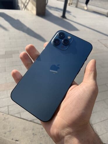 iphone xs max qiymeti irshad: IPhone 12 Pro Max, 128 GB, Göy, Face ID — 1