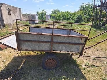 sinə: Təkoxlu, metal karkaslı qoşqu araba - Karkas: qalın metal — 5