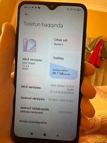 redmi mi a 2: Redmi 8, 64 GB, Barmaq izi, Face ID — 1