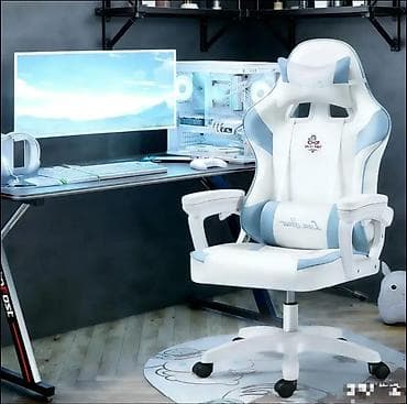 Ofis oturacaqları: Yeni, Təkərli, Qolları tənzimlənmir, Süni dəri — 4