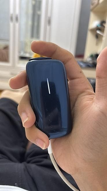 Elektron tütün qızdırma cihazı - Korpus rəngi: tünd mavi, kompakt və — 2