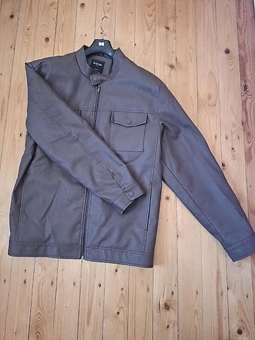 Şortlar: Kurtka, Dəri, Payız, 3XL — 3