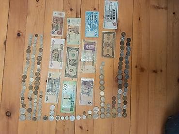 Искусство и коллекционирование: Məhsul: Dünyanın müxtəlif ölkələrindən köhnə pullar toplusu Təsvir: - — 3