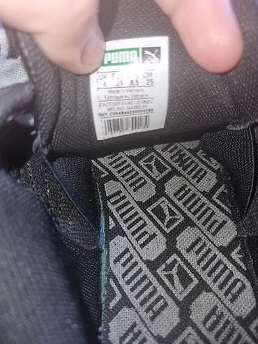 gb deri: Puma, Ölçü: 39, rəng - Qara, İşlənmiş — 4