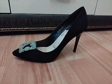 bemsa ayaqqabı: Qadın klassik tufliləri - Rəng: qara - Üst material: zərif — 2