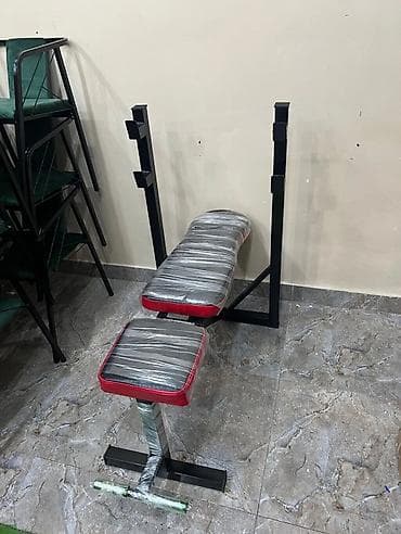 tuya: Çoxfunksiyalı trenajor skamyası – ştanq üçün dayaqla - Dəqiq — 2