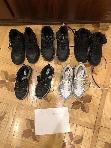 Başqa uşaq ayaqqabıları: Uşaq ayaqqabıları dəsti – 31 ölçü - 6 cüt müxtəlif modellər: idman — 2