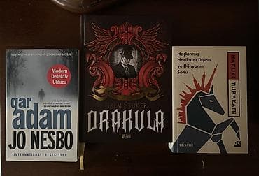 Satılır: 3 kitablıq bədii ədəbiyyat paketi 1) Jo Nesbö – “Qar Adam” -