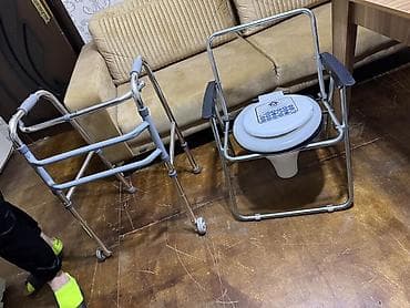 Tibbi maskalar: Wolker ve tualet oturacaqi. Yaşli ve xesde insanlar üçün wolker ve — 1