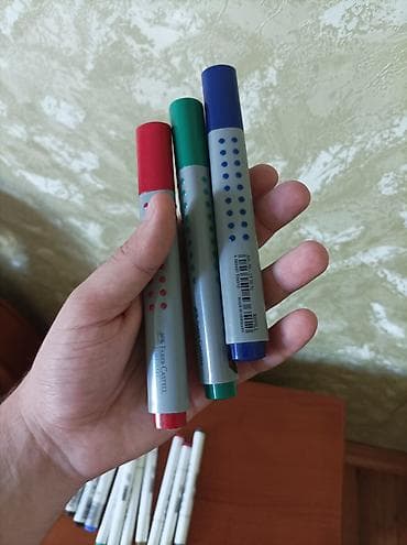 маркер: Ağ lövhə və marker dəsti Müxtəlif brendlərdən seçmə ağ lövhə — 3