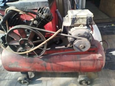 Sənaye tipli hava kompressoru - Güclü elektrik mühərriki ilə kəmər