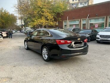 chevrolet malibu 2016: Chevrolet Malibu sedan - Kuzov: qara rəng, aerodinamik xətlər, xrom — 5