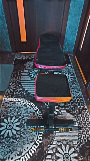 Гантели: Təcili satılır press stulu yaxşı vəziyyətdədir, ümumi çəki 55kq — 2