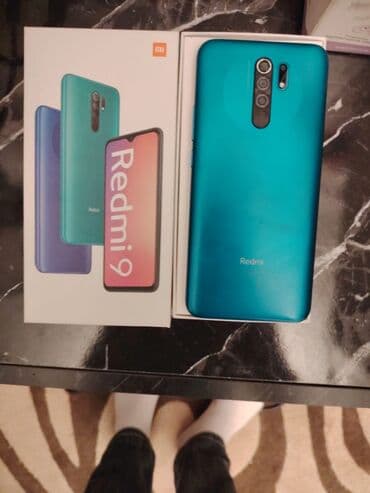 Kia: Xiaomi Redmi 9 – qutu və aksesuarları ilə Əsas xüsusiyyətlər: - 6.53" — 1