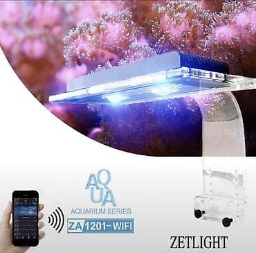 Quşlar: ZETLIGHT ZA1201-WiFi akvarium LED işıqlandırma sistemi - Güc: 19W - — 2