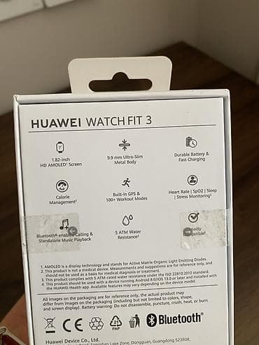 Smart saatlar: Smart saat, Huawei, Suya davamlı, rəng - Ağ — 3