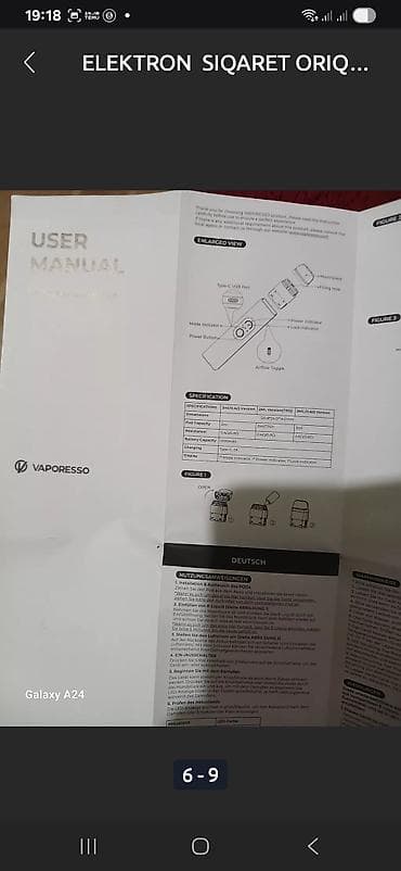 electron qəlyan: Vaporesso XROS 4 elektron siqaret cihazı - Brend/model: Vaporesso — 5