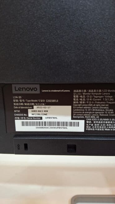 monitor temiri: ☑️Lenovo monitor ☑️Ekran: 24 ✅Qiymət: 250 azn 🖥️Pc və — 6