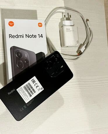 xiaomi note 12: Redmi Note 14, 128 GB, rəng - Qara, Sensor, Barmaq izi, İki sim kartlı — 3