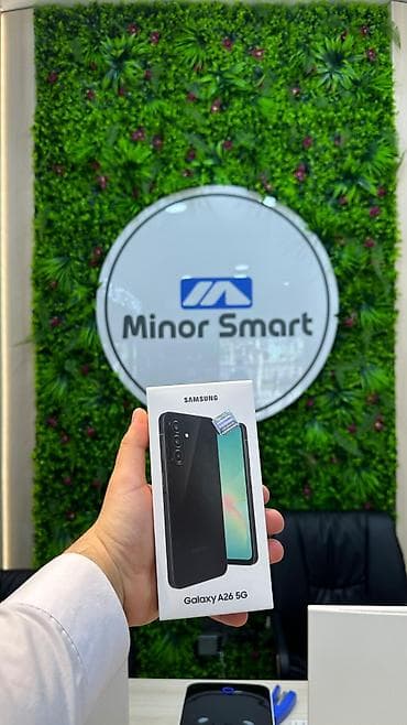 samsung a53 telefon: Samsung Galaxy A26 5G, 256 GB, rəng - Qara — 1