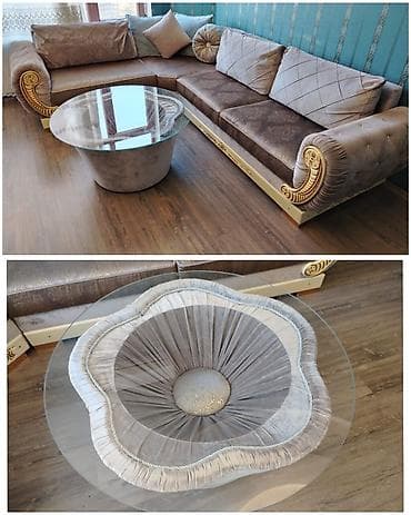 iwlenmiw kunc divan: Künc divan jurnalni daxil 500 Ölçüsü 2.75sm 3.40sm. Açılan və bazalı — 1