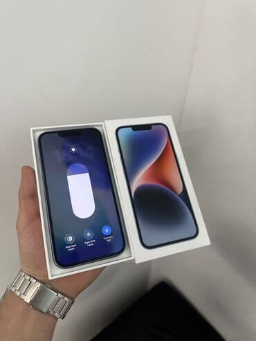 Stəkanlar: IPhone 14, 128 GB, Pacific Blue, Zəmanət, Simsiz şarj, Face ID — 2