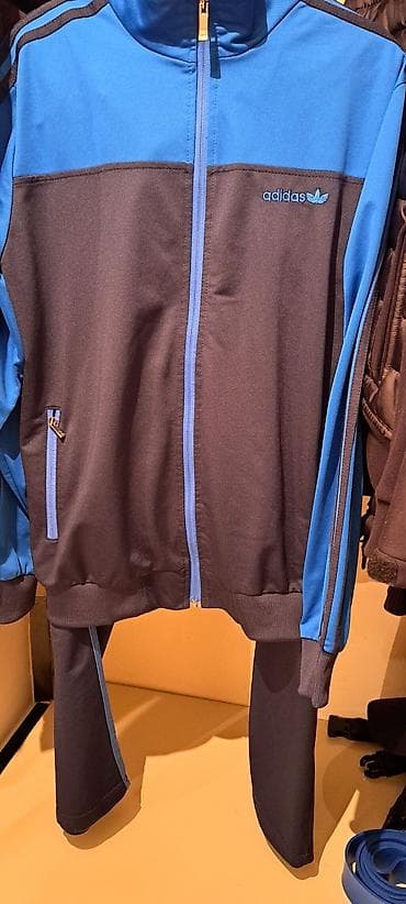 Kişi ayaqqabıları: İdman dəsti, Adidas, XL, rəng - Göy — 1