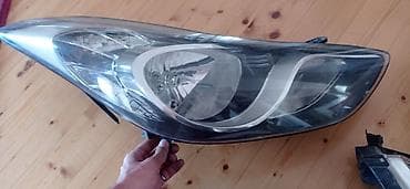 Komplekt, Yaxın və uzaq vuran işıqlar Hyundai, 2013 il, Orijinal, İşlənmiş — 3