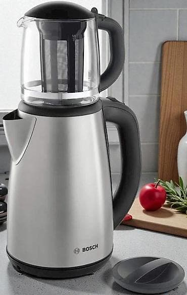 cay termosu: Çay dəsti, rəng - Gümüşü, Metal — 1