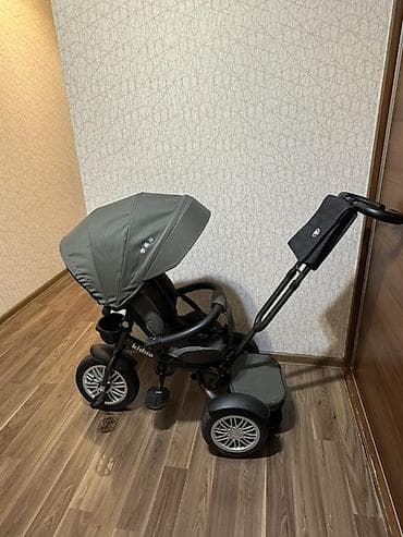 Kidilo uşaq üçtəkərli velosiped-kolyaska - 2-si 1-də dizayn: valideyn — 8