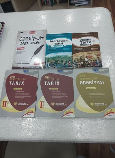 Məzmuna dair kitab dəsti – 6 ədəd 1) Ədəbiyyat Dərs Vəsaiti (V nəşr)