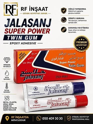JALASANJ Super Power Twin Gum – iki komponentli epoksi yapışdırıcı