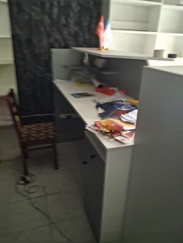 market vitrinleri: Mağaza avadanlığı dəsti - Material: laminat/MDFlam ağ və boz — 5