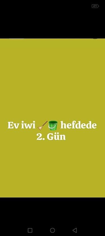 Təmizlik | Mənzillər | Ümumi təmizlik