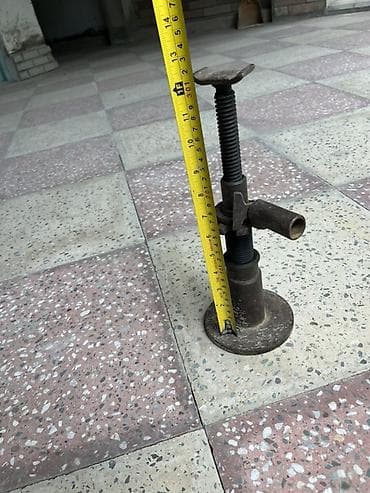 dib: Teleskopik tənzimlənən dayaq (iskələ altlığı) - Material: tam metal — 2