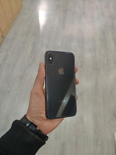 təcili telefon: IPhone X, 256 GB, Black Titanium, Zəmanət, Simsiz şarj, Face ID — 2