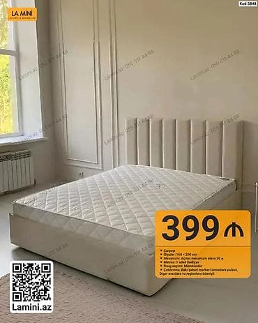 LA MINI çarpayı – Kod: 5848 - Ölçü: 160 × 200 sm - Mexanizm: Açılan lalafo.az -da LA MINI çarpayı – Kod: 5848 - Ölçü: 160 × 200 sm - Mexanizm: Açılan