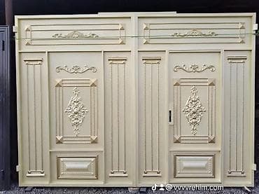 taxta dekor: Dəmir Həyət darvazası, Yana açılan, Mexaniki, Qapı ilə, Kredit yoxdur — 2